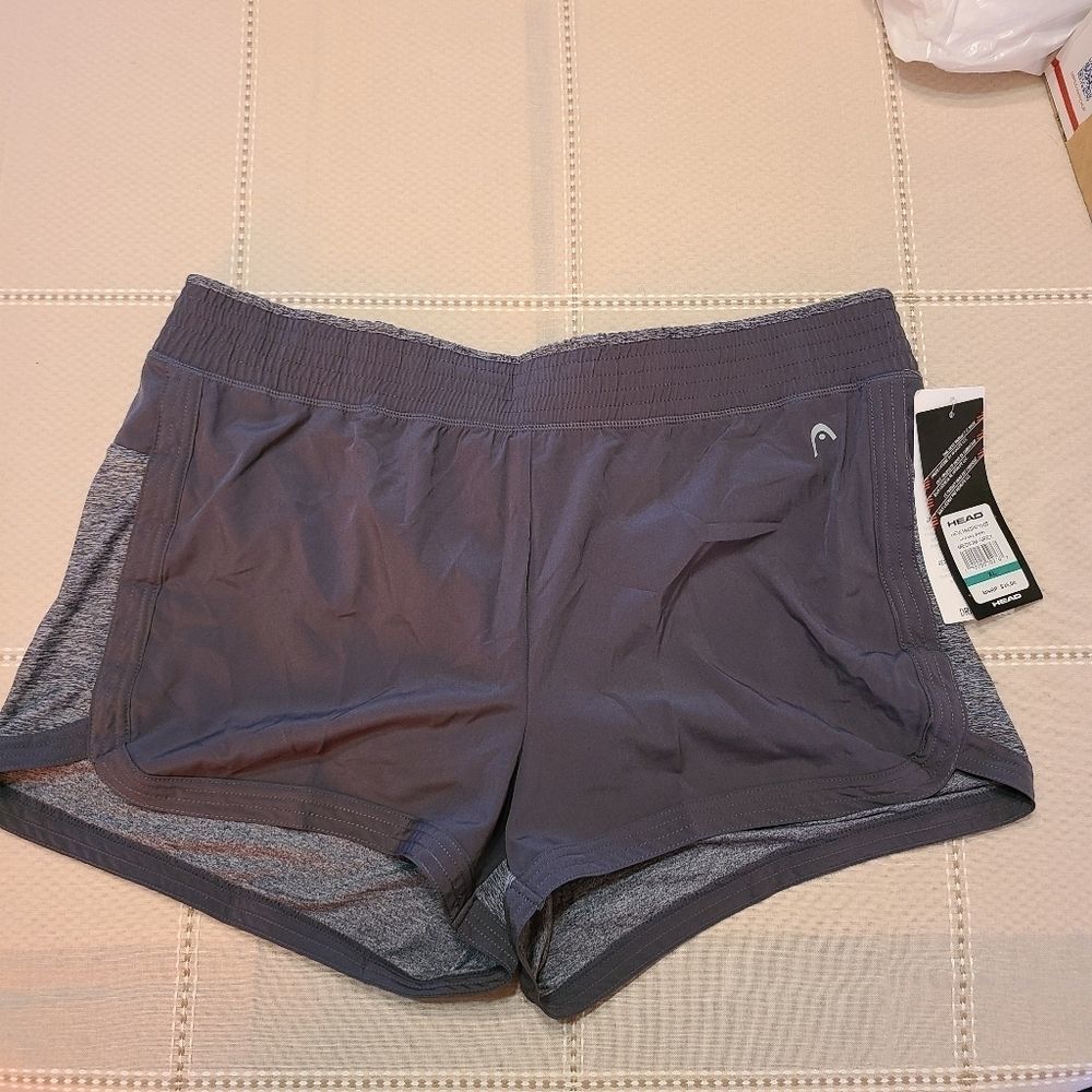 New Head Half Mile Running Shorts Grey XL